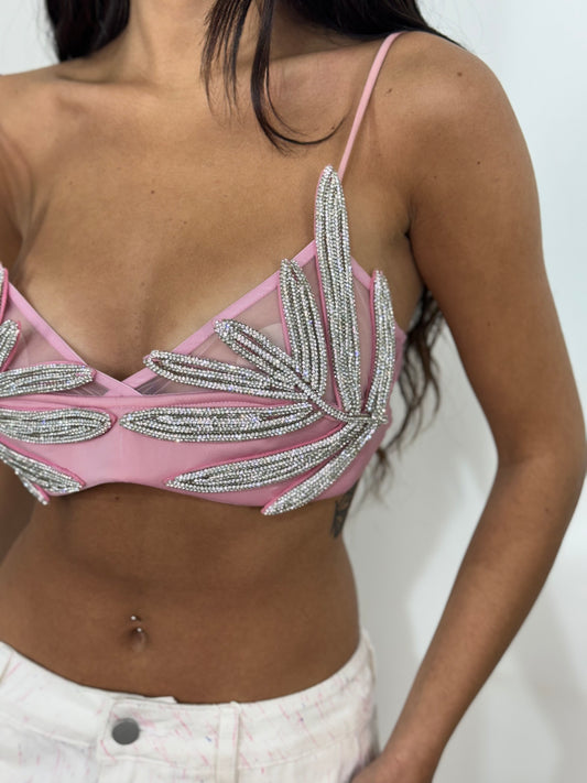 Bralette foglia