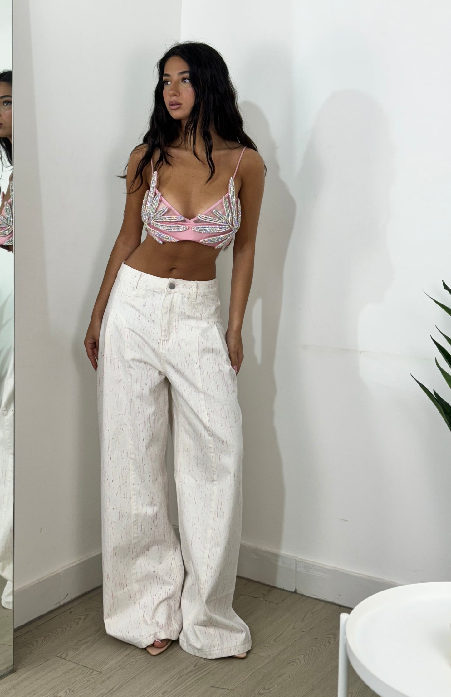 Bralette foglia