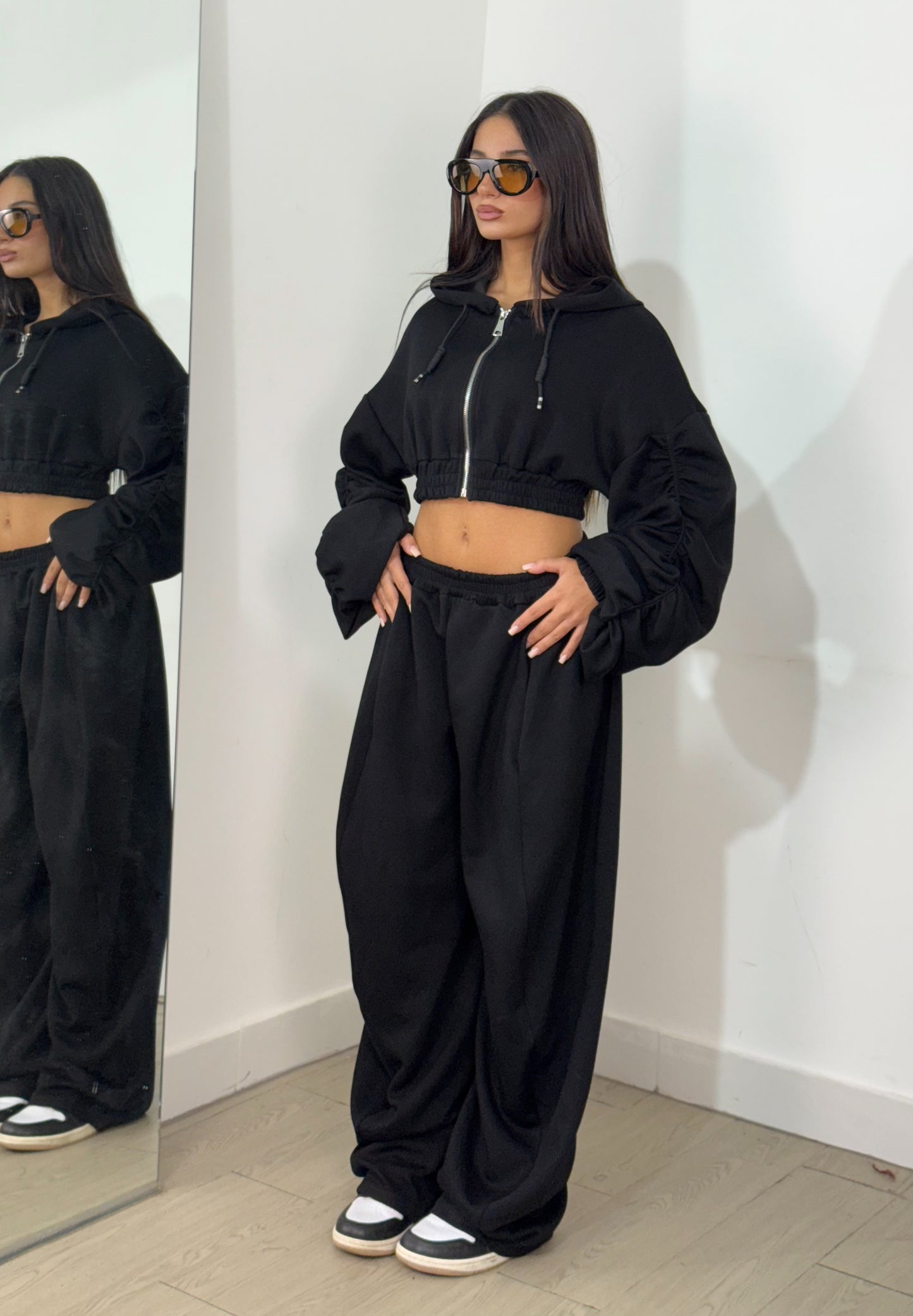 Set tuta drappeggio
