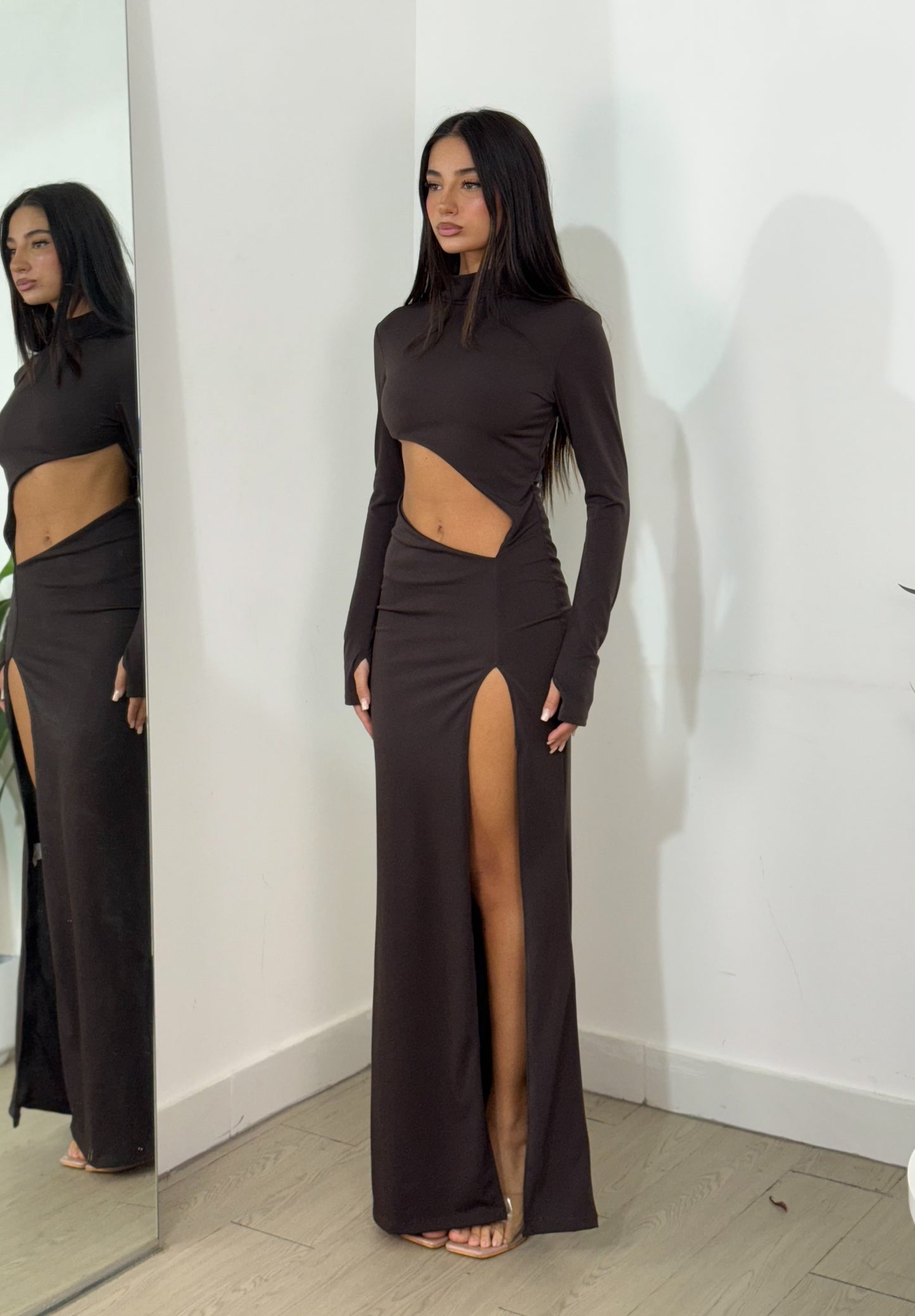 Dress squarcio
