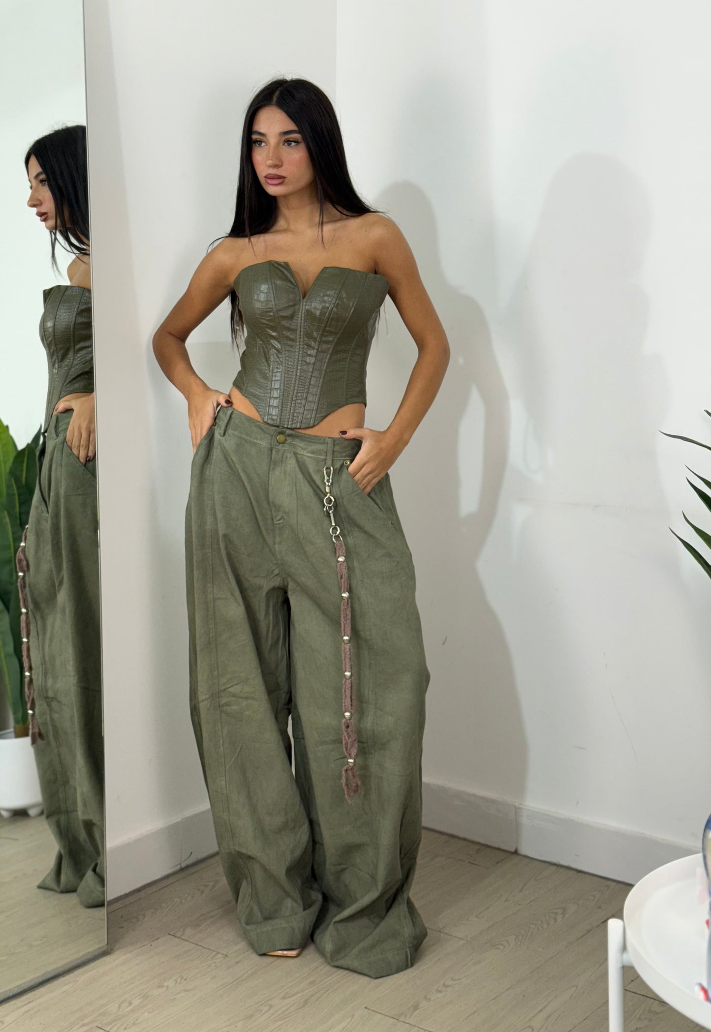 Corsetto pitonato