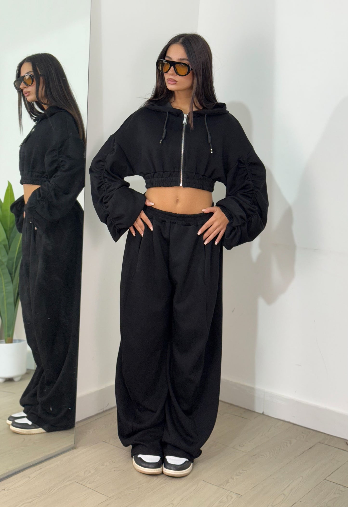 Set tuta drappeggio