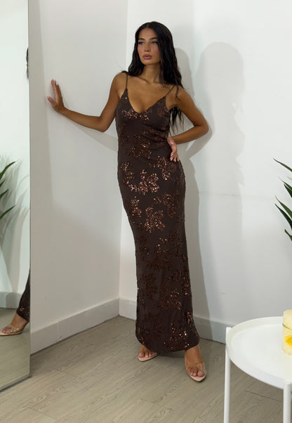 Dress cristalflower longuette