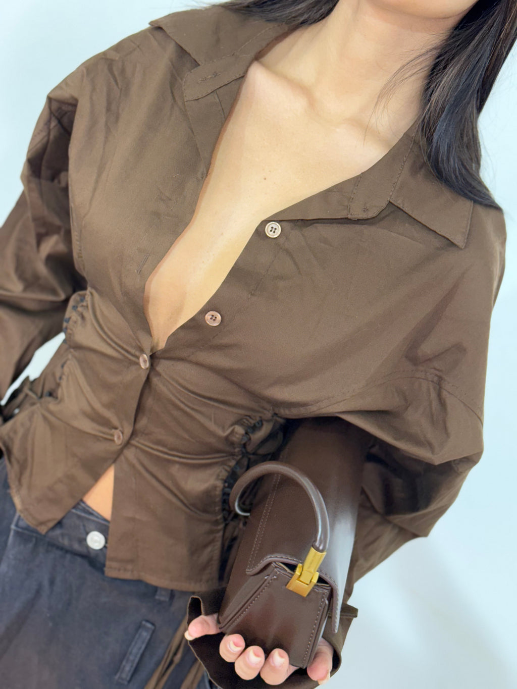 Camicia bustier mini