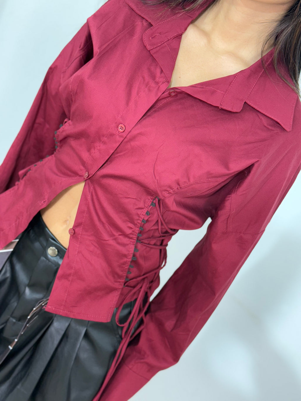 Camicia bustier mini