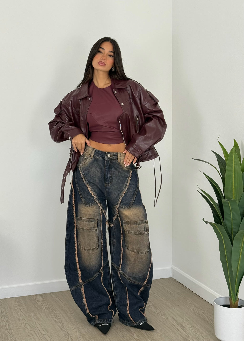 Jeans lillà