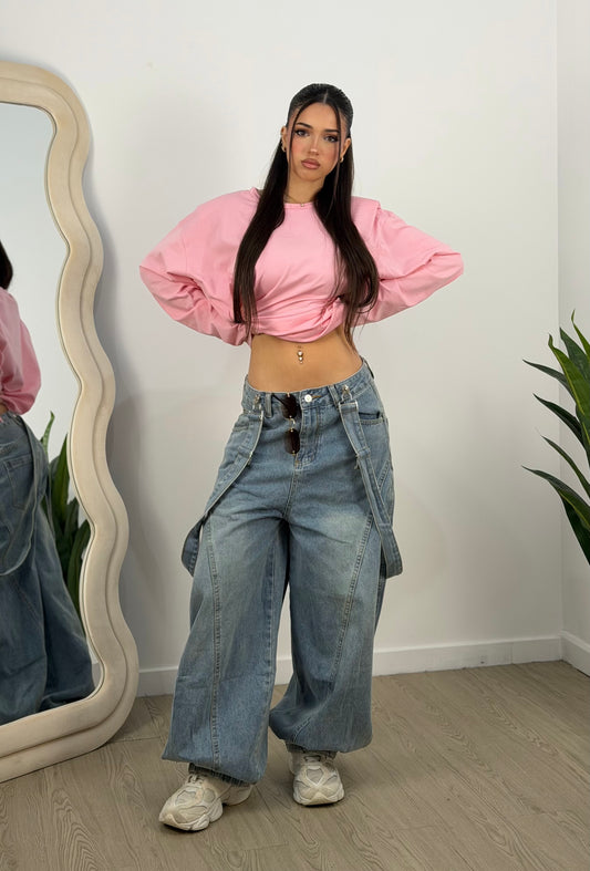 Jeans mood salopette