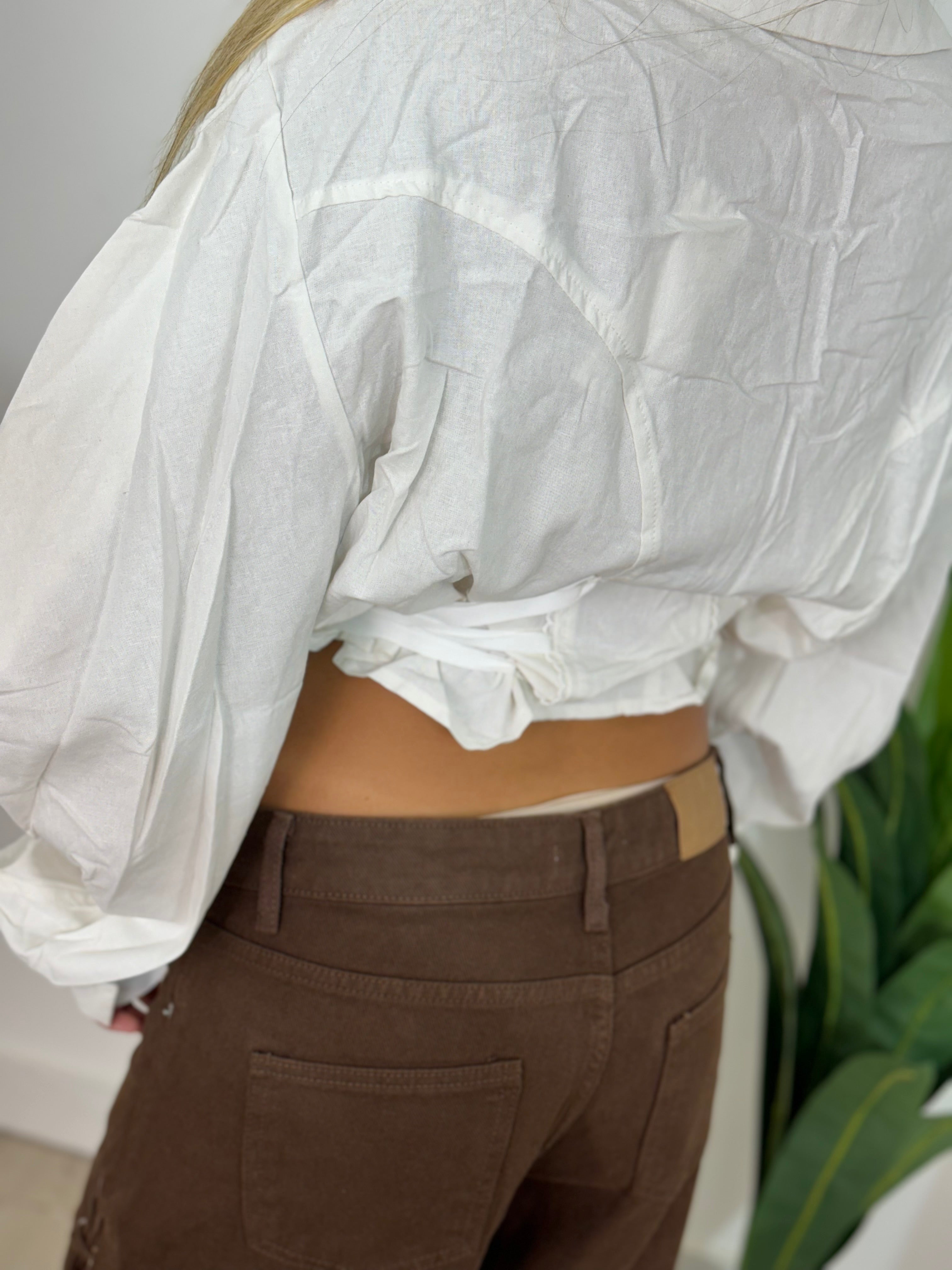 Camicia bustier mini