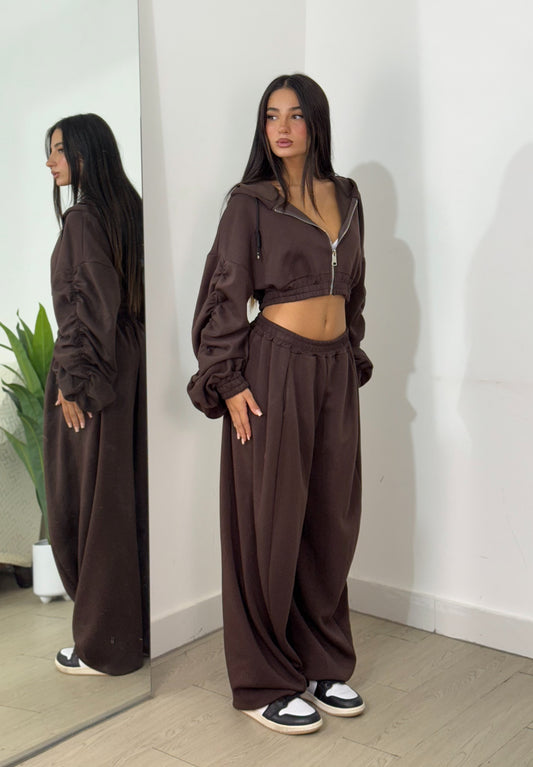 Set tuta drappeggio