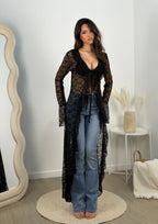 Cardigan pizzo