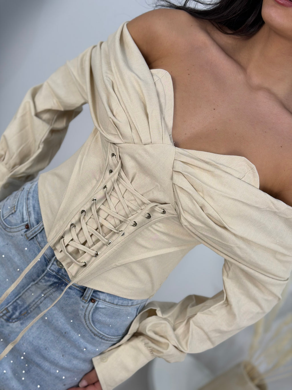 Camicia bustier