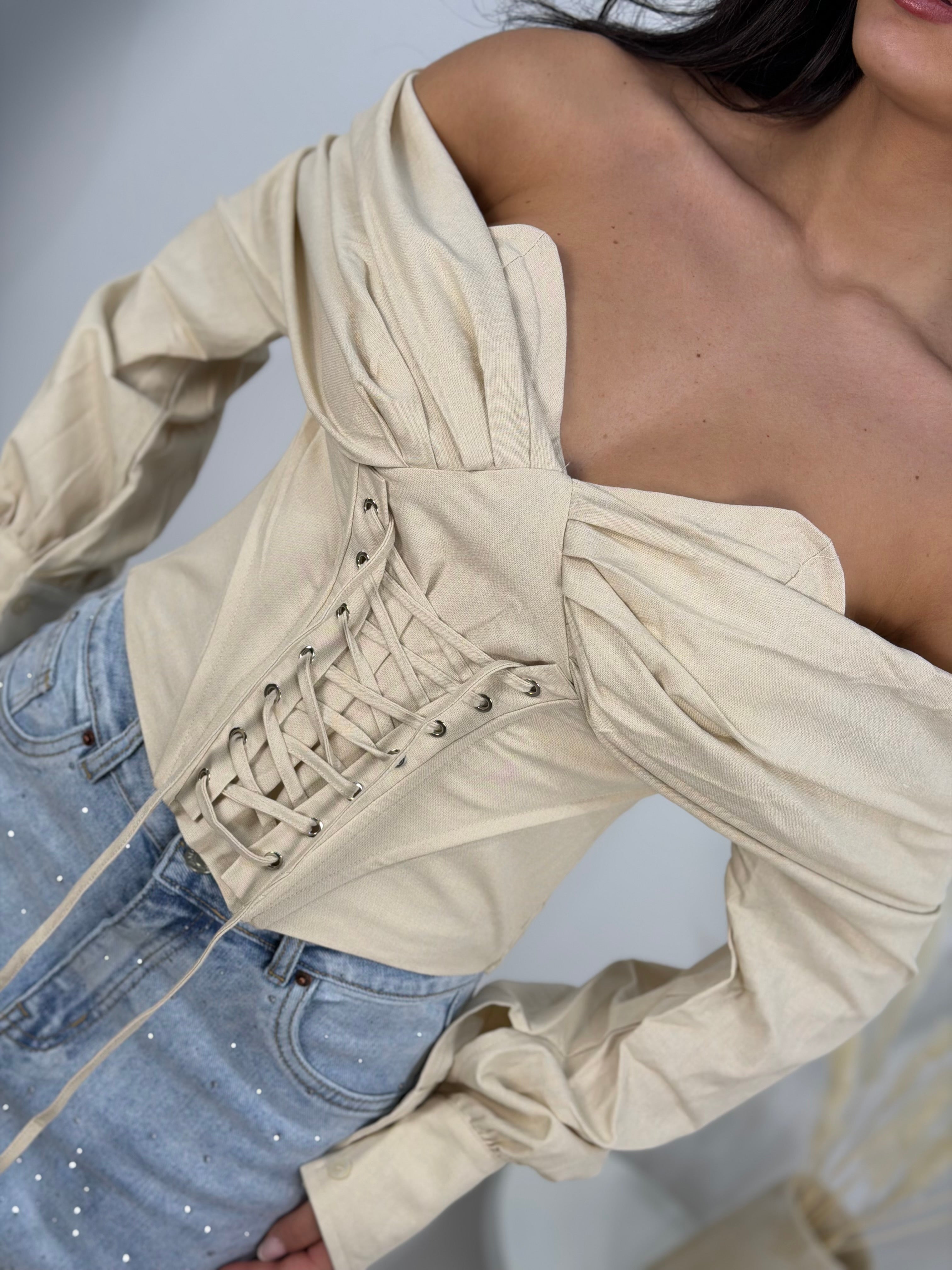 Camicia bustier