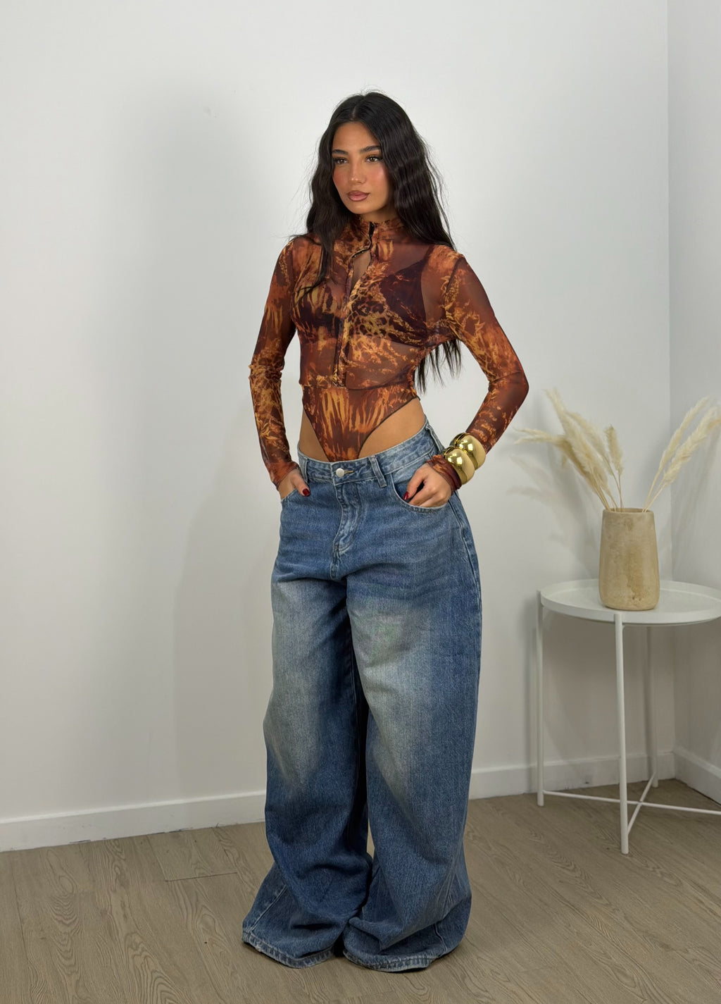 Jeans over
