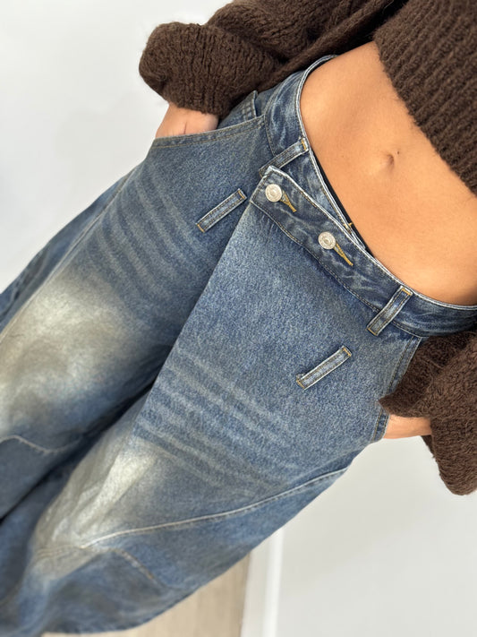 Jeans double bottom