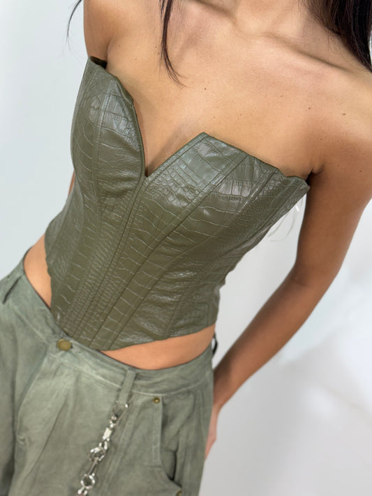Corsetto pitonato