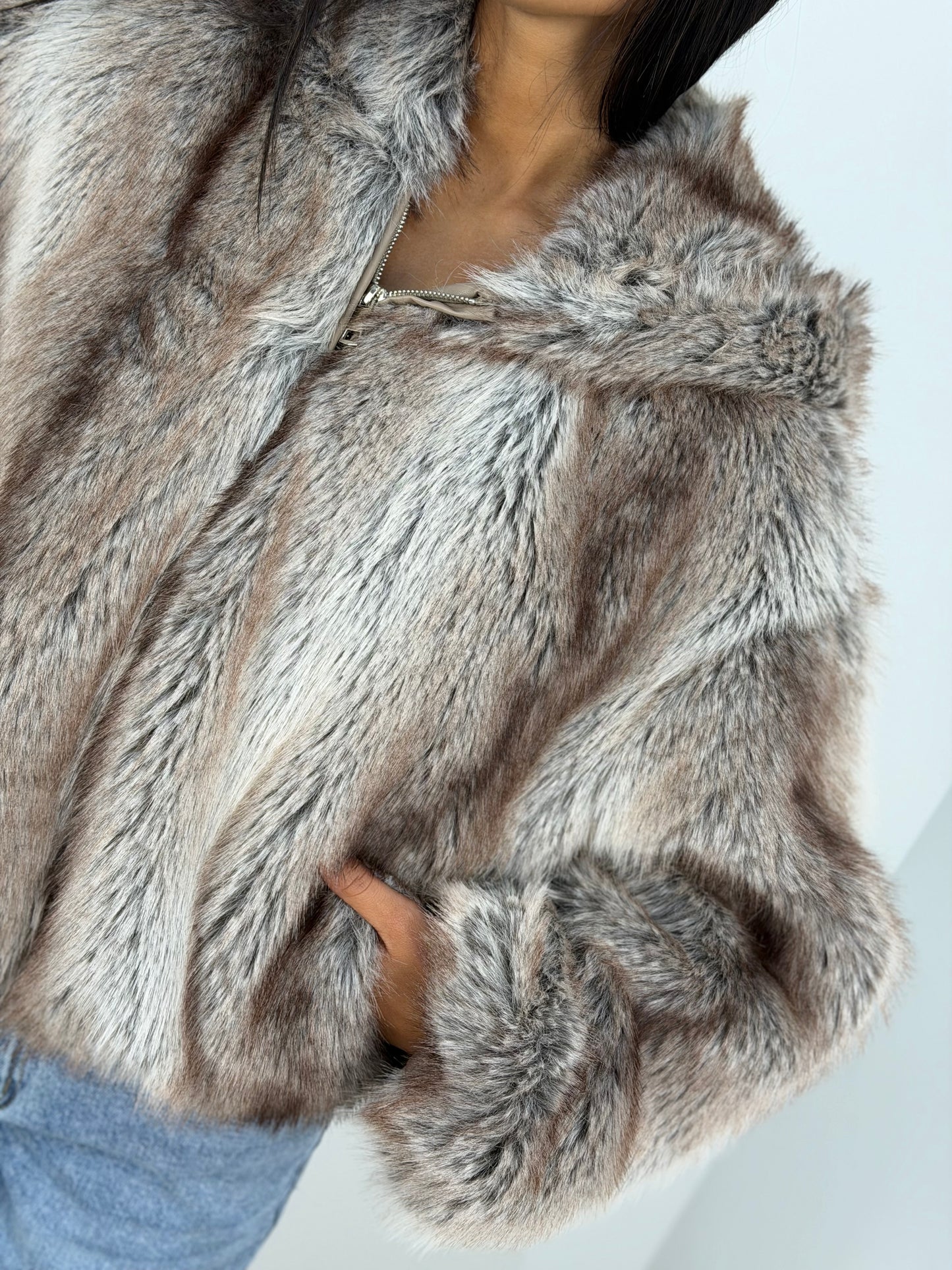 Pelliccia con lampo