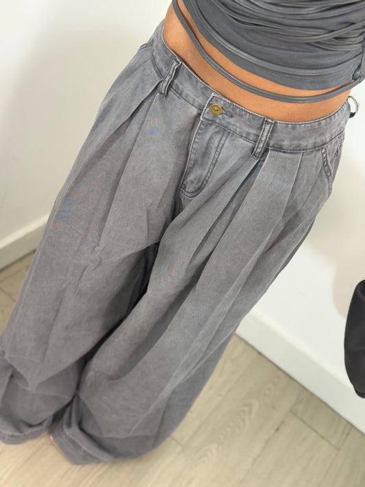 Jeans over Grey