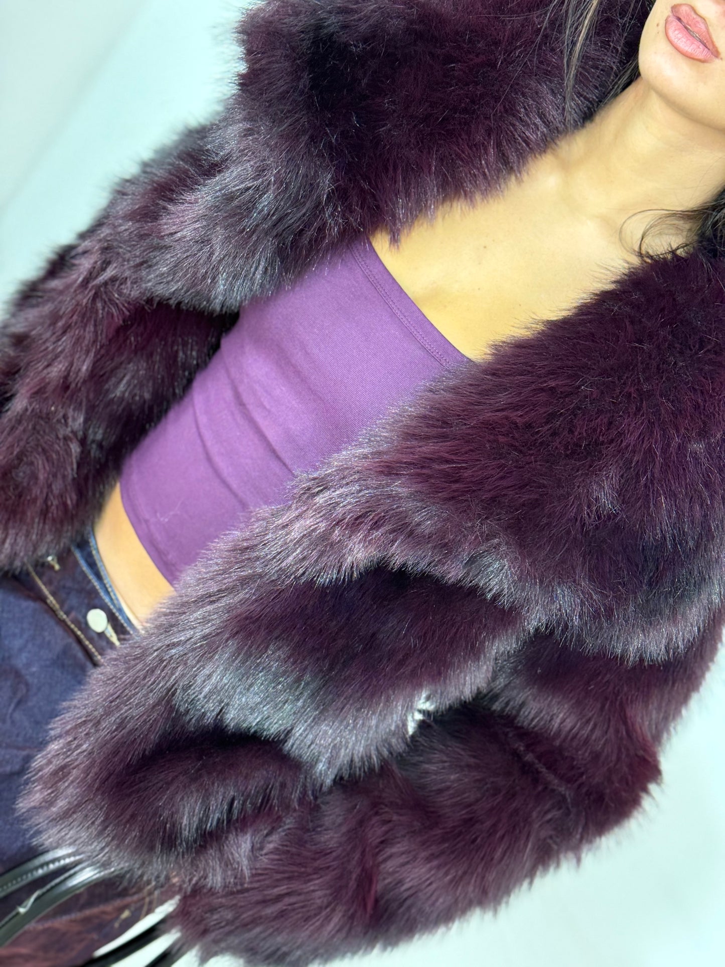 Eco pelliccia maxi