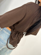 Maglia intreccio retro