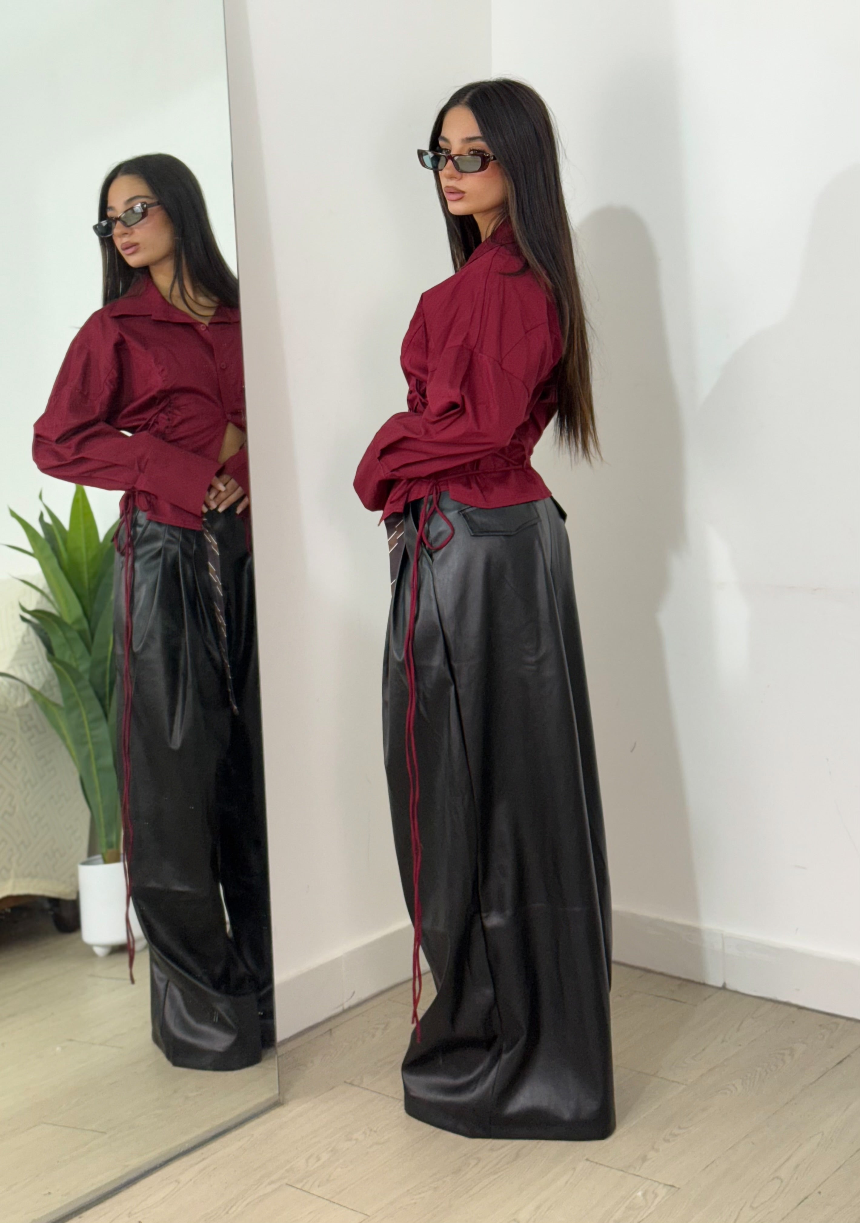 Camicia bustier mini