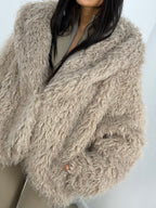 Pellicciotto cappuccio