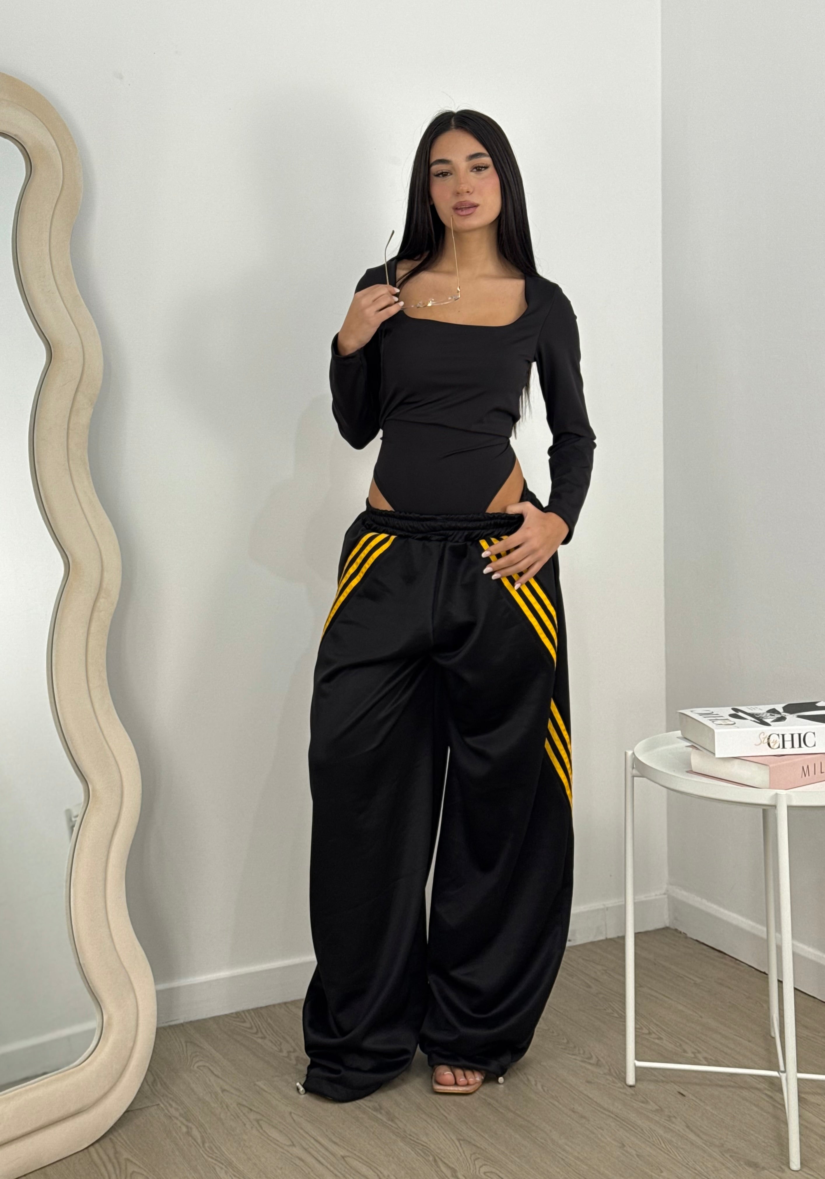 Body basic con scollo quadrato