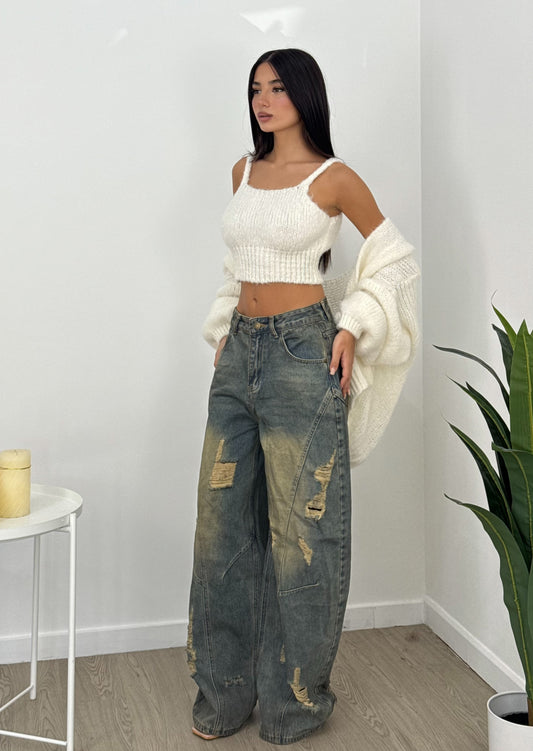 Jeans sfumè chiaro