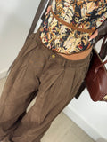 Jeans over Brown