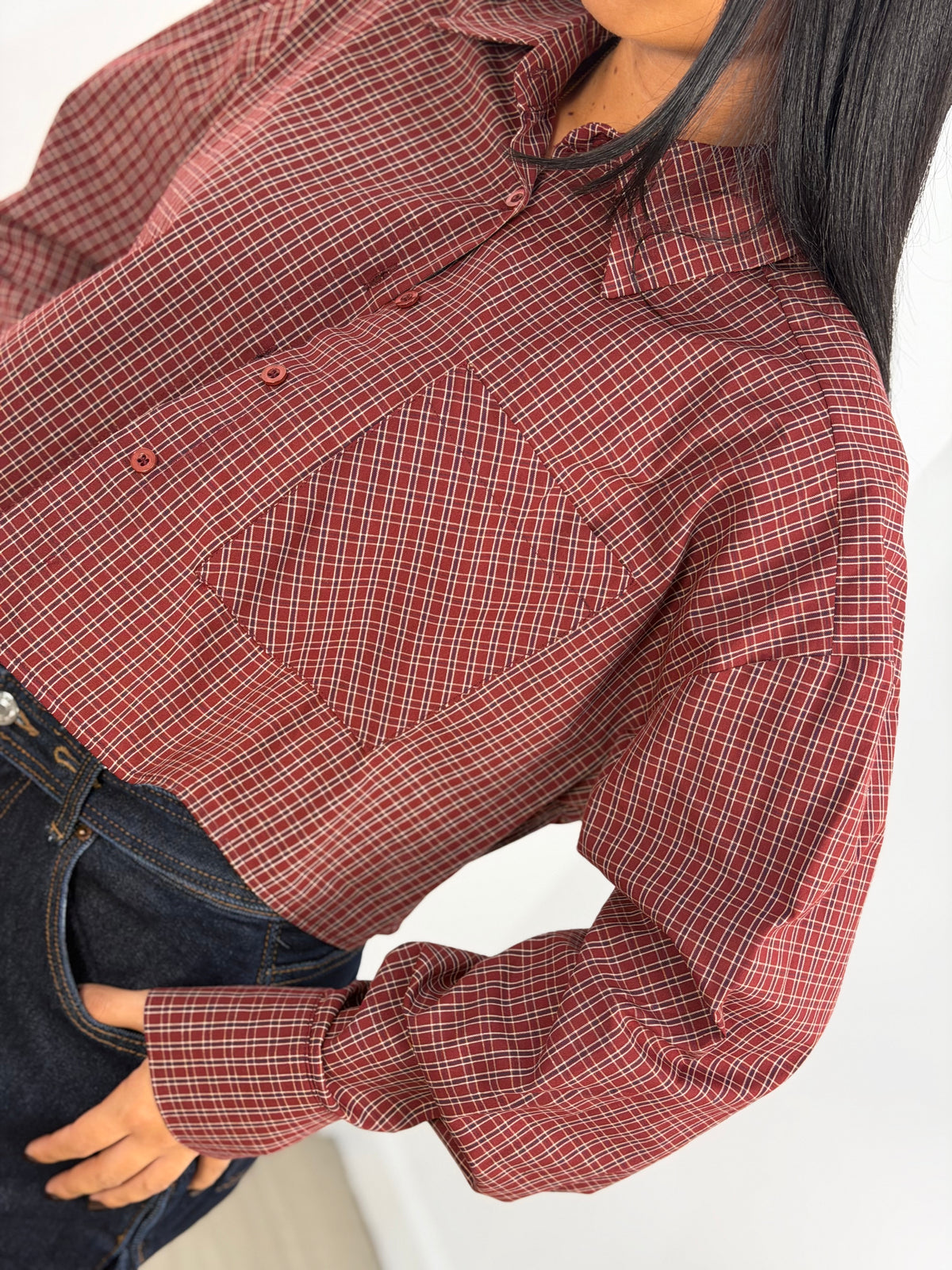 Camicia crop country