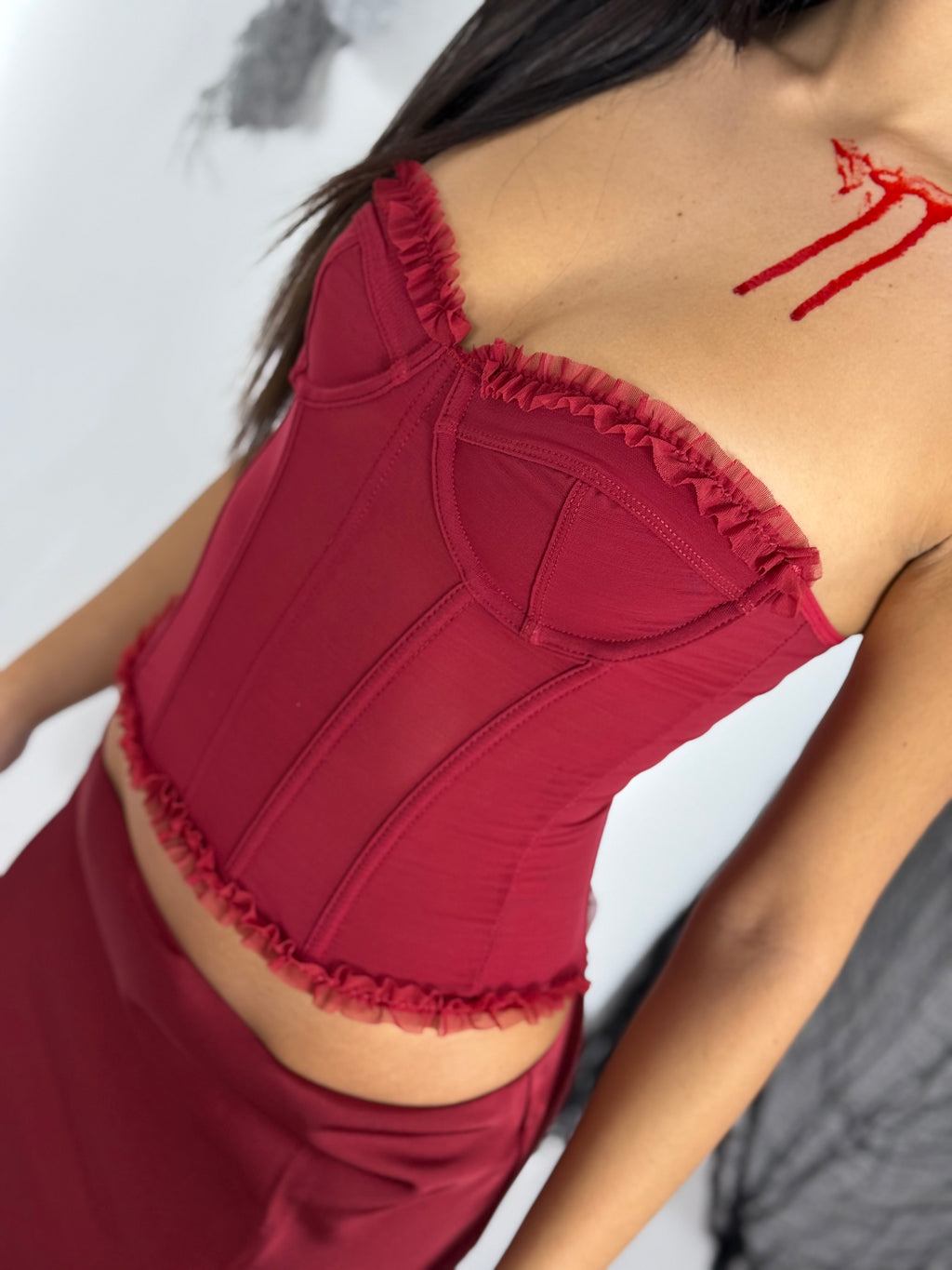 Corsetto velo