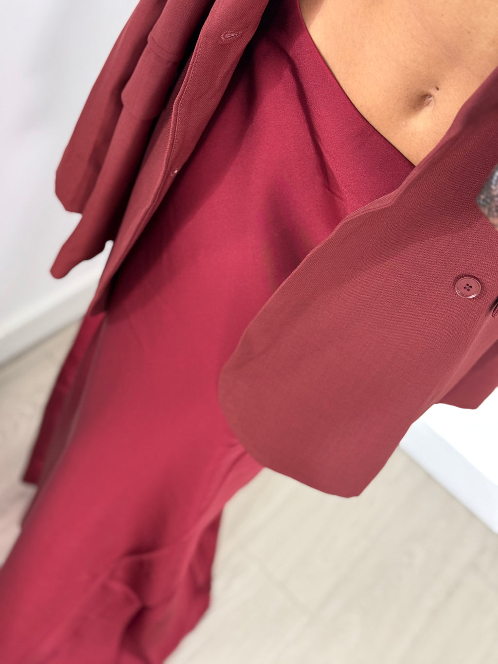 Gonna raso longuette