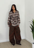 Jeans sfumè obliquo