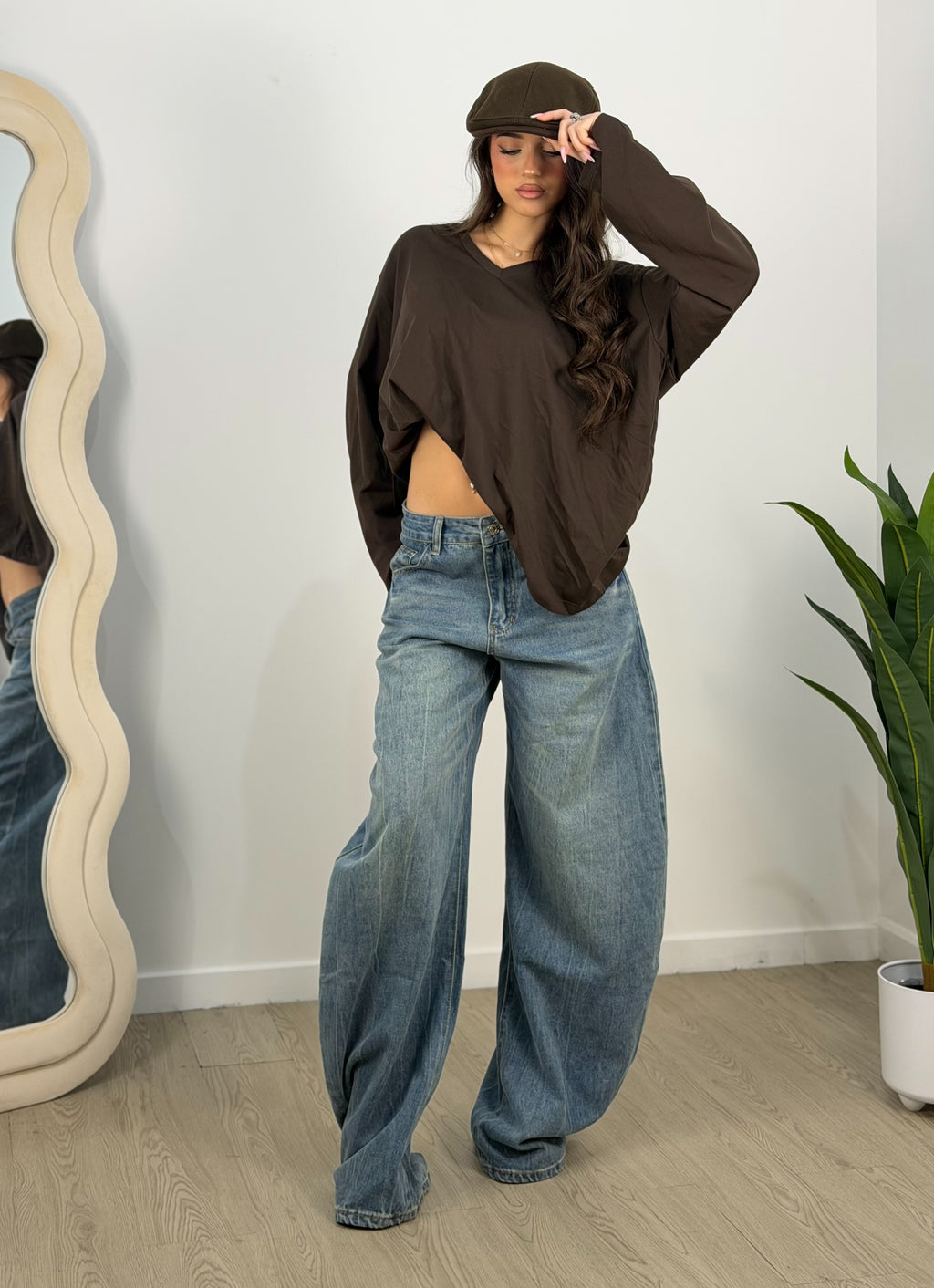 T-shirt over spalline