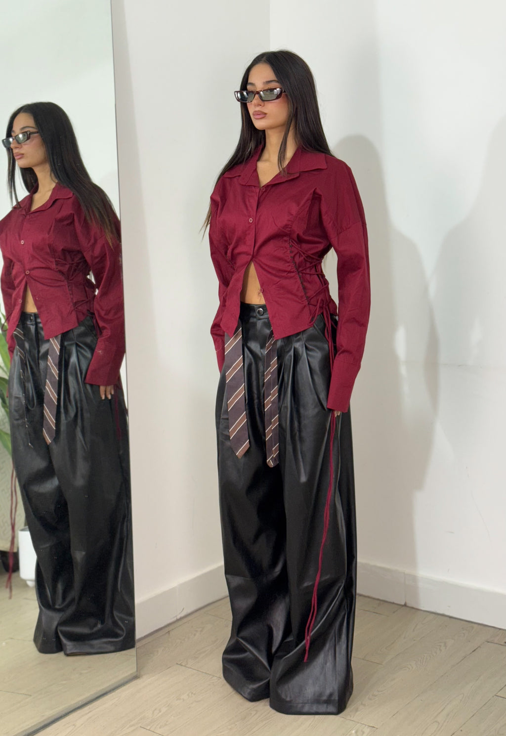 Camicia bustier mini