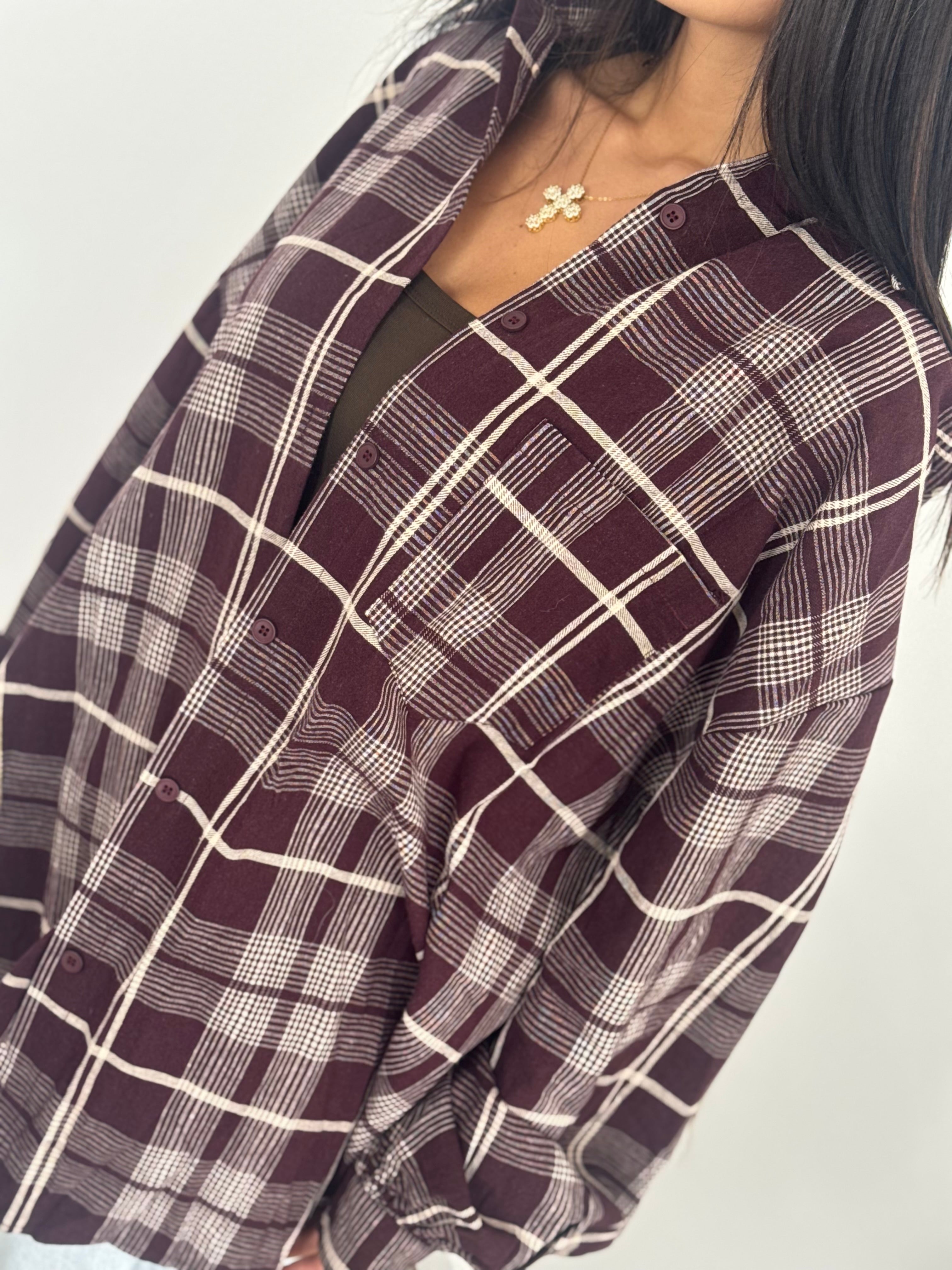 Camicione over scozzese