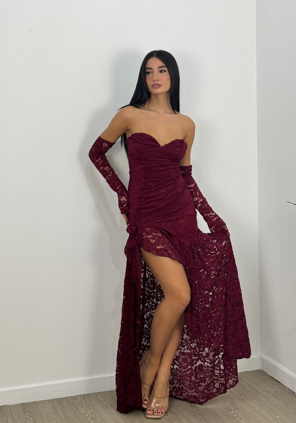 Dress incanto con manicotti