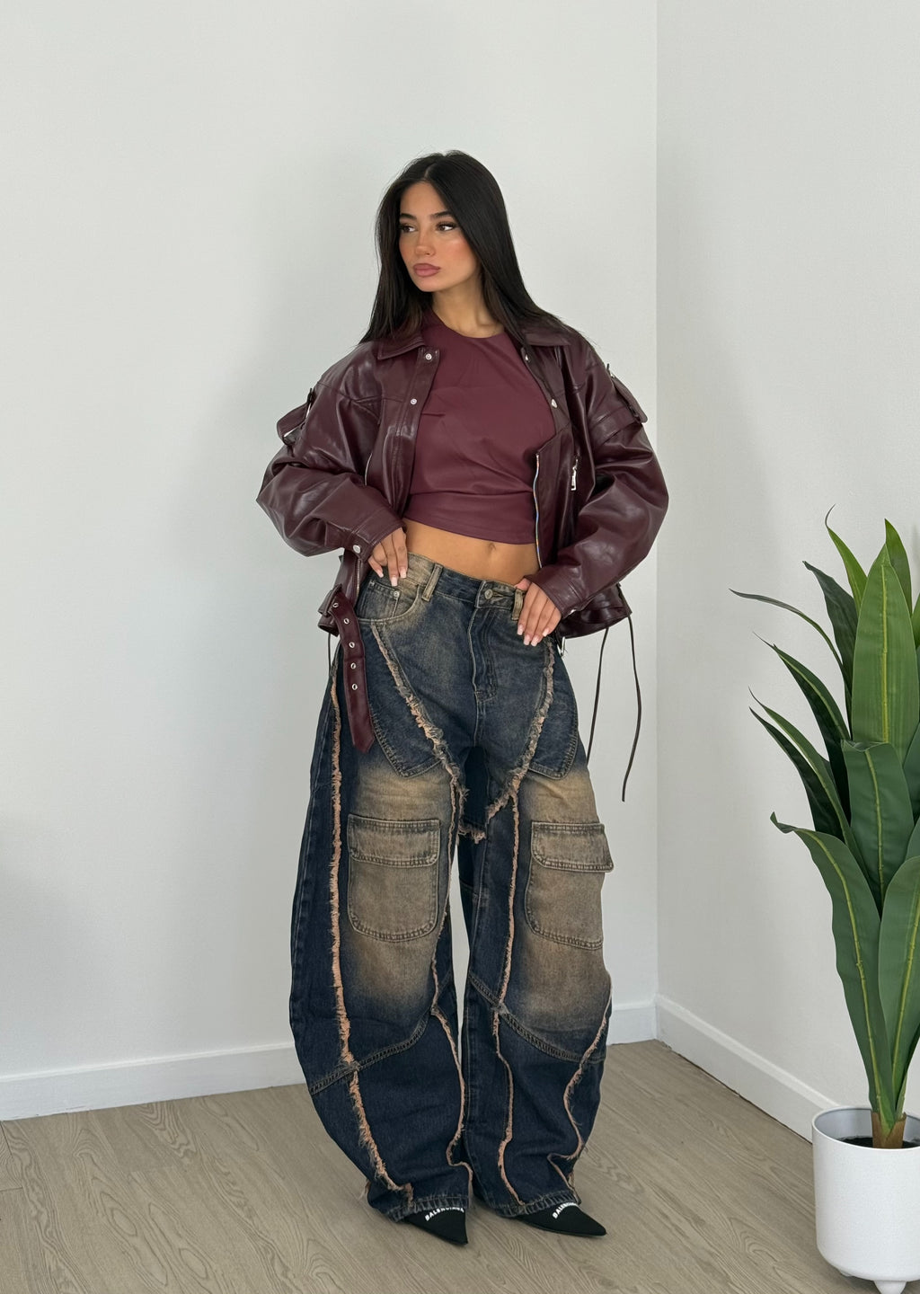 Jeans lillà