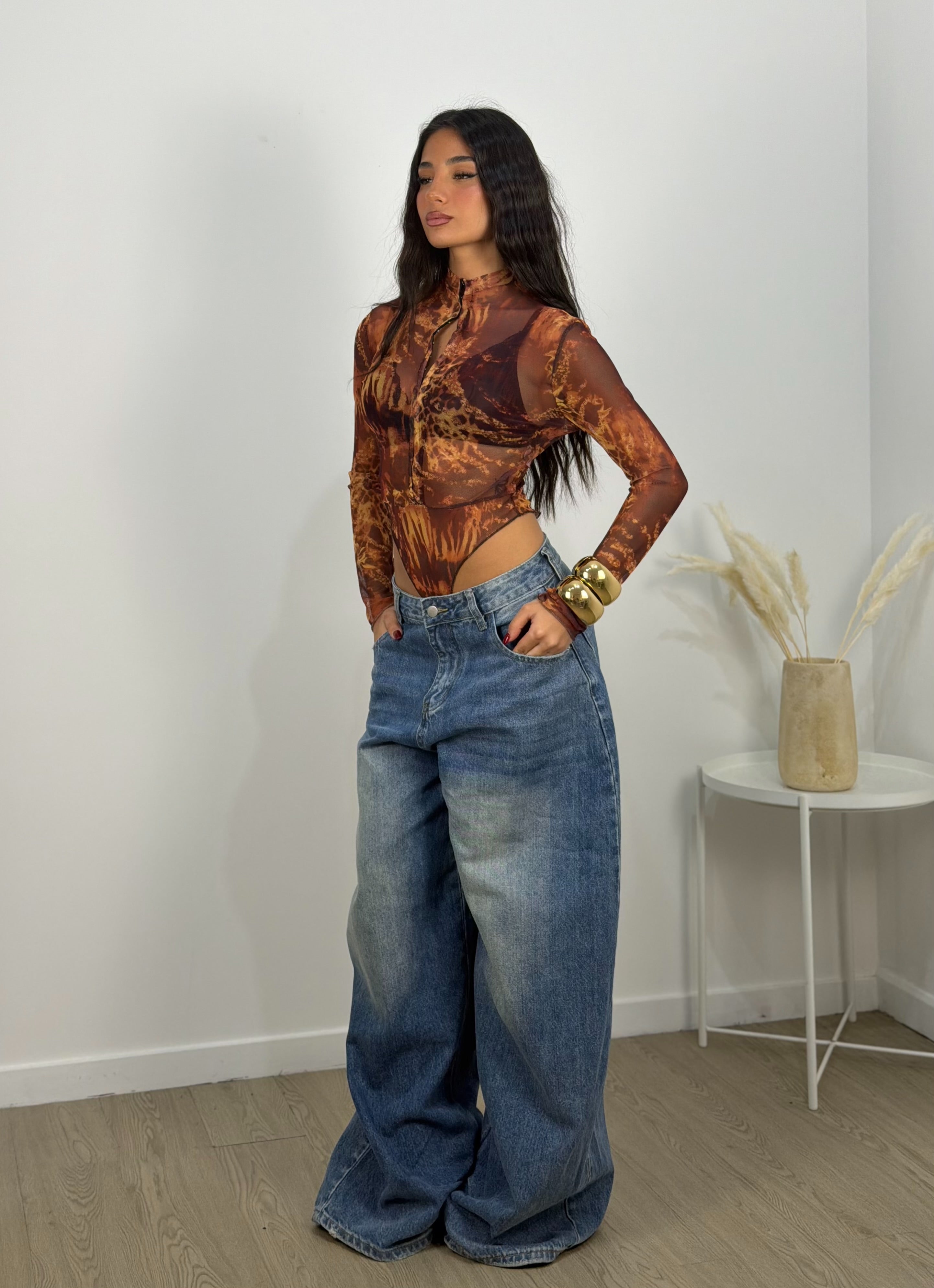 Jeans over