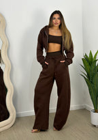 Cord set tuta Sney (PRE ORDINE MARRONE)