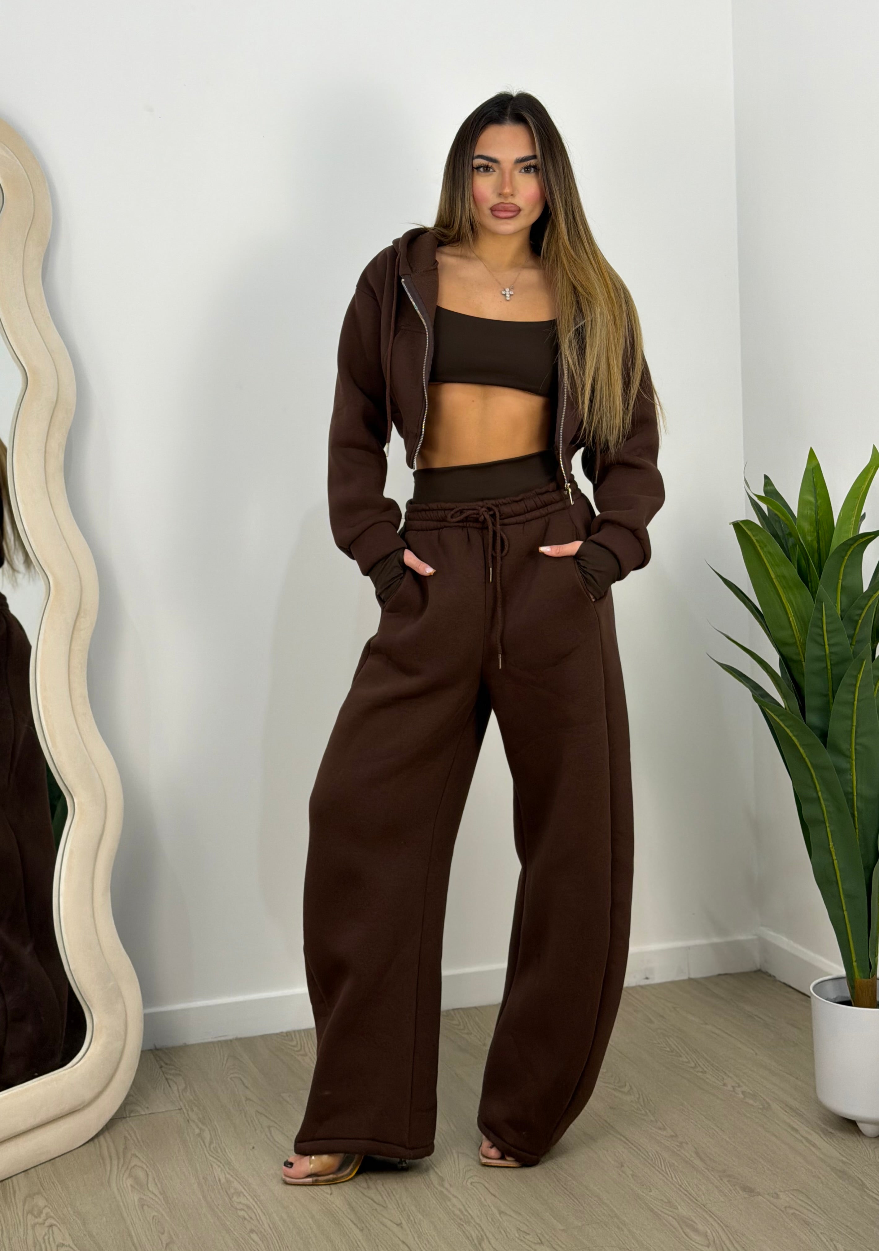 Cord set tuta Sney (PRE ORDINE MARRONE)