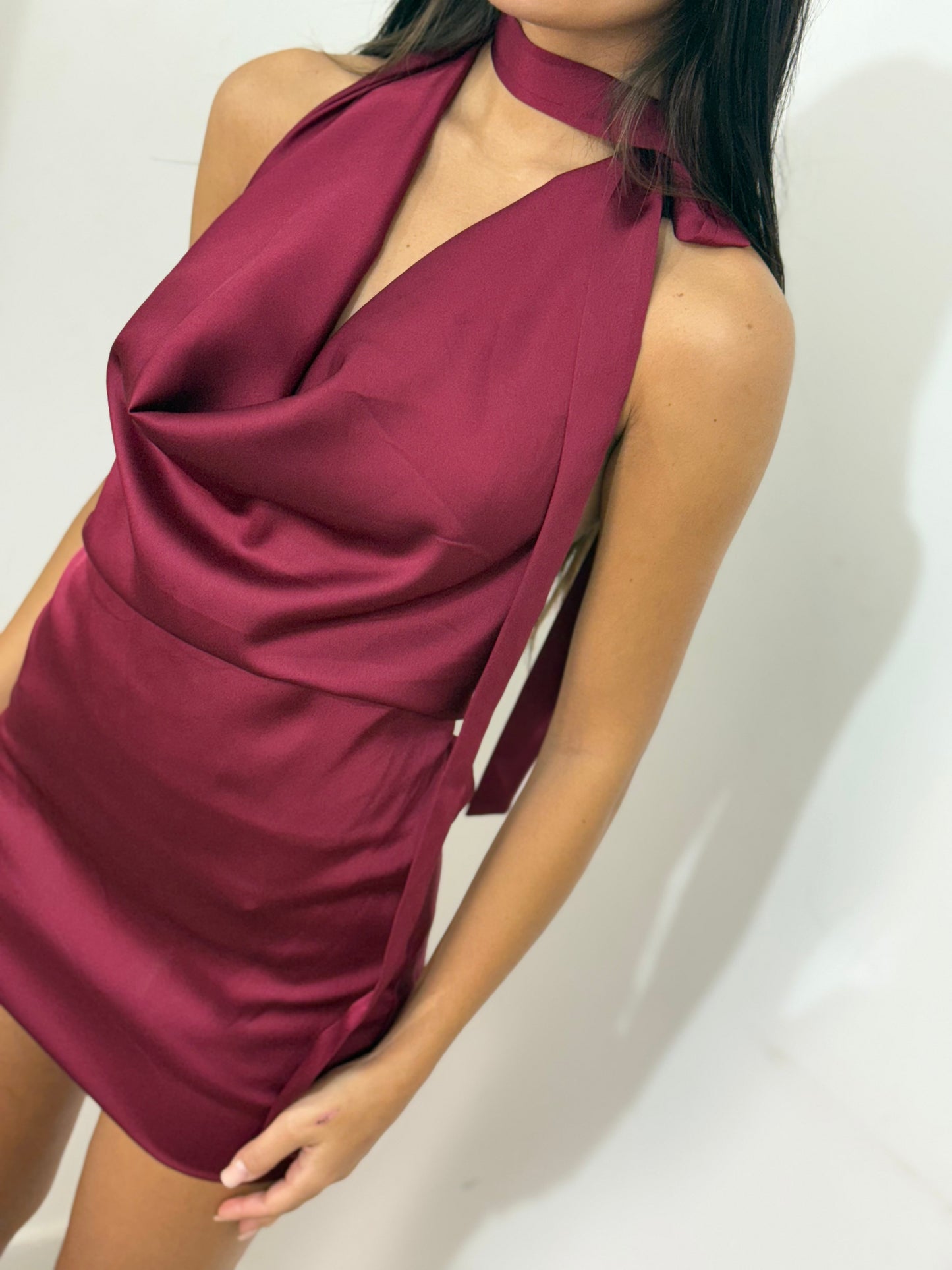 Dress mini raso