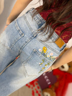 Jeans flower