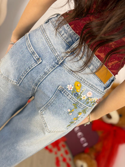 Jeans flower