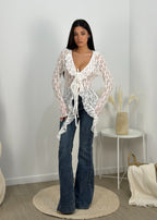 Jeans campana lavaggio scuro