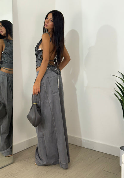 Jeans over Grey