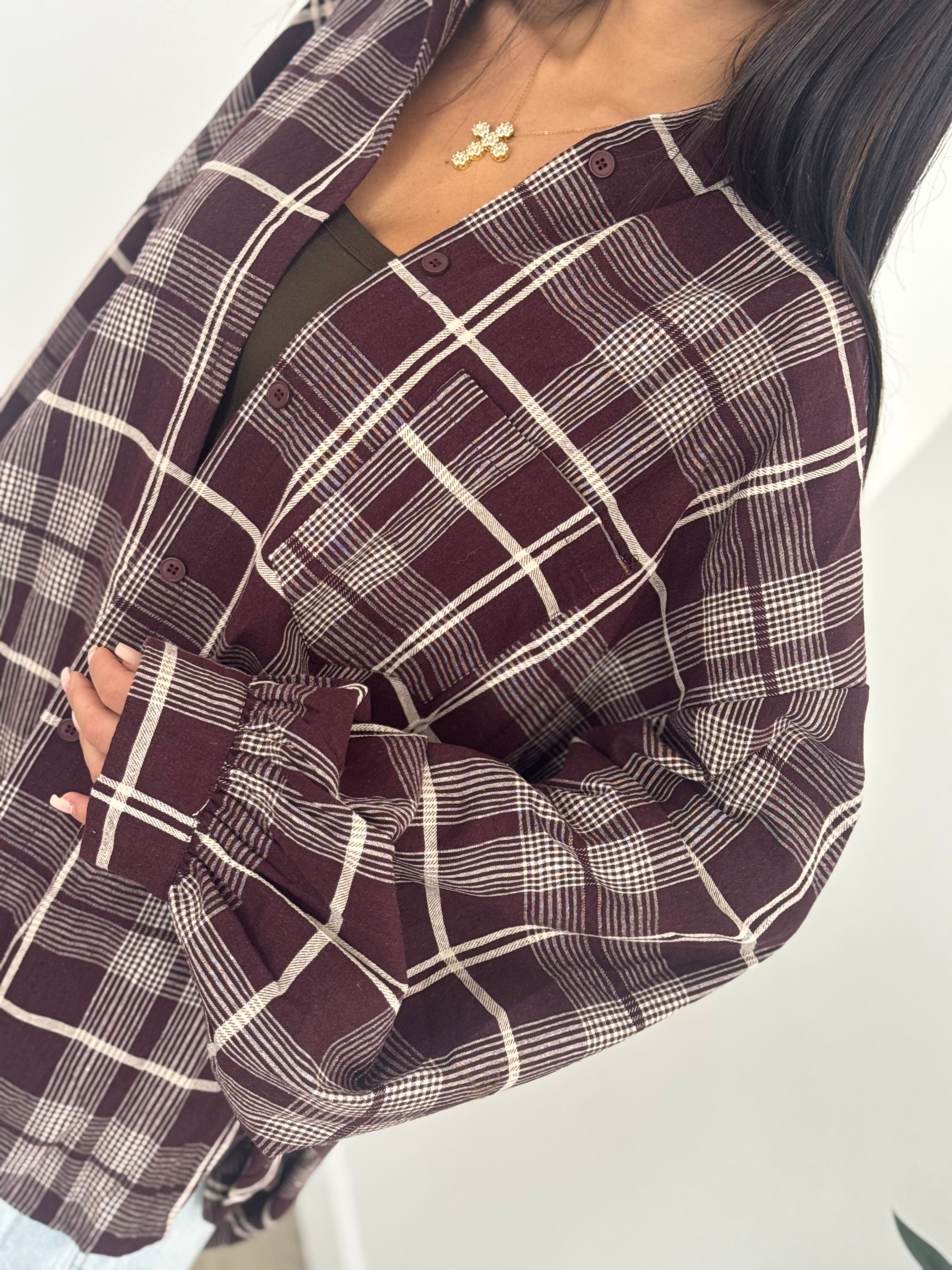 Camicione over scozzese