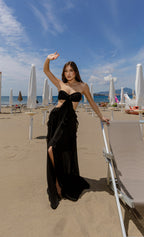 Dress Rosa velo