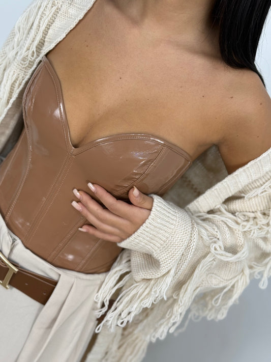 Corsetto vernice