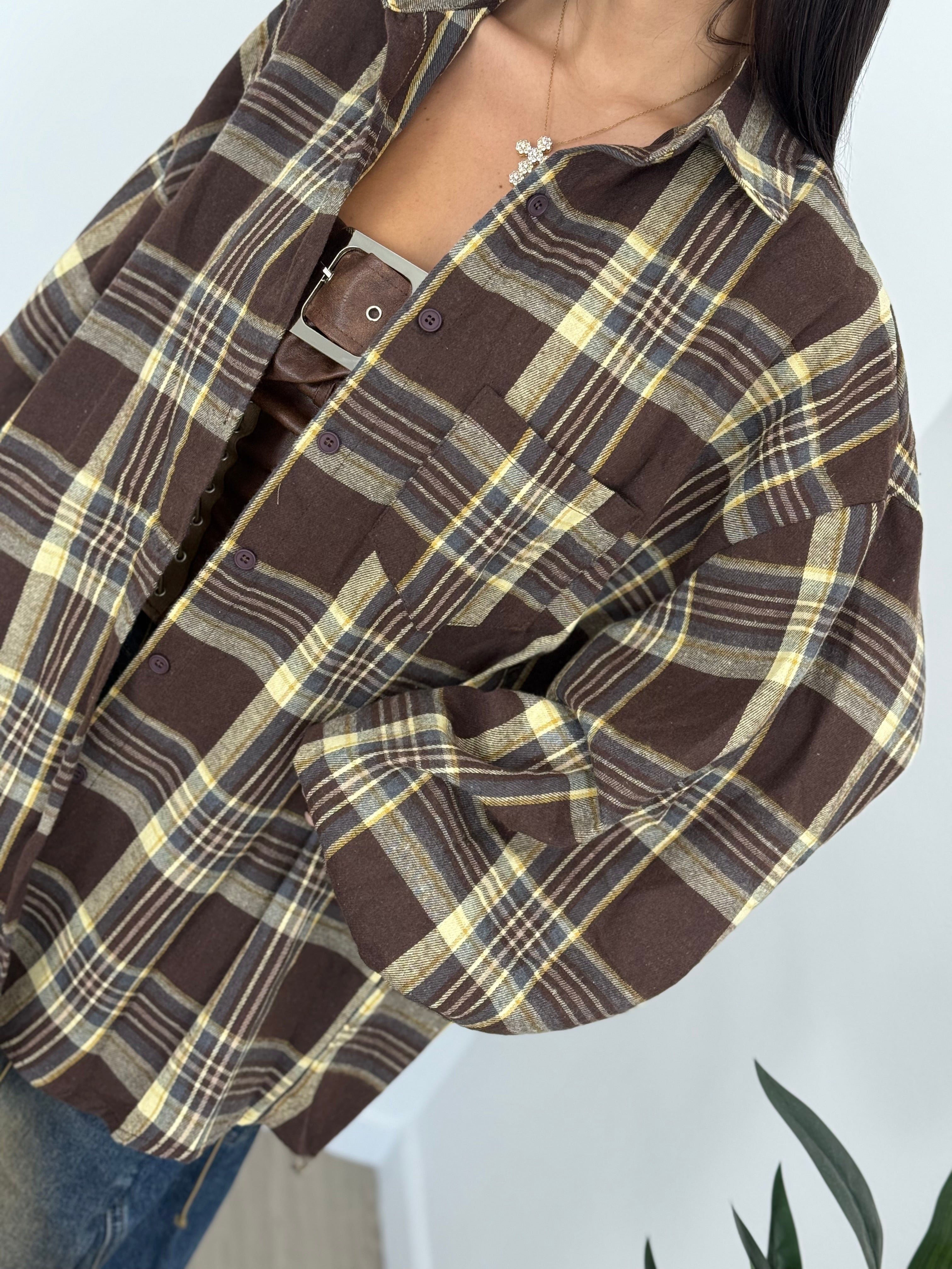 Camicione over scozzese