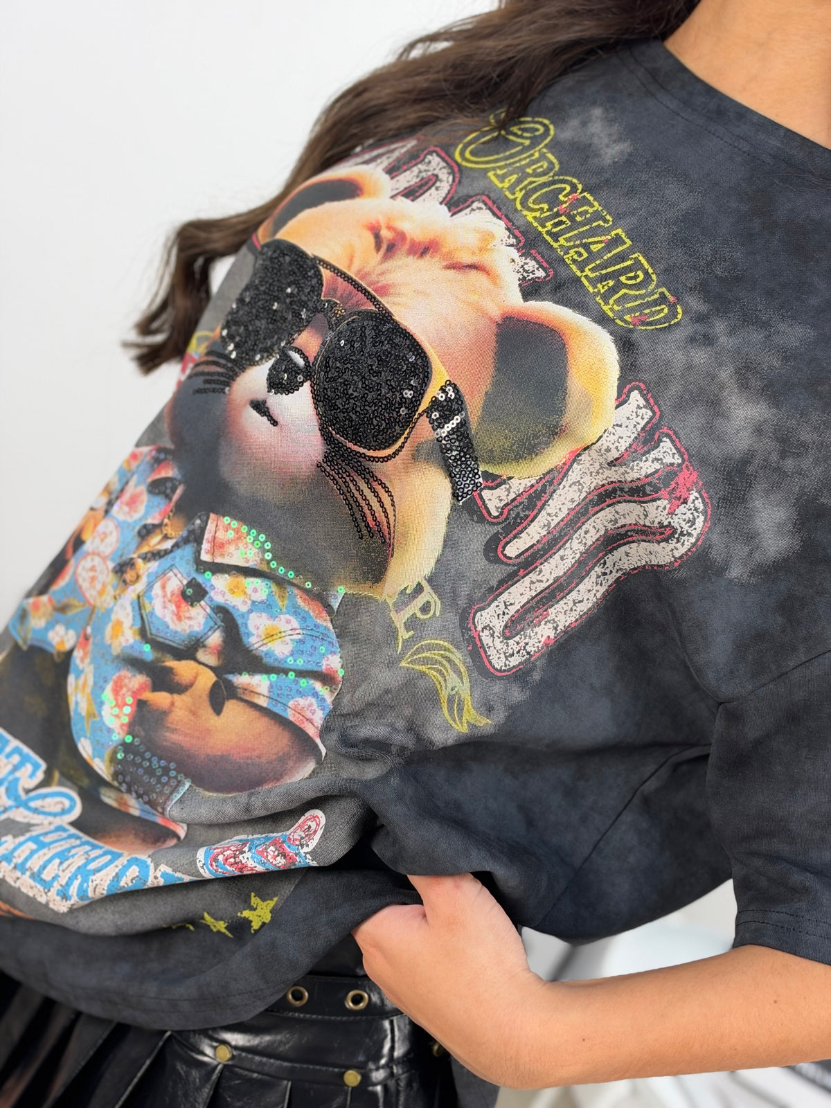 T-shirt over Teddy